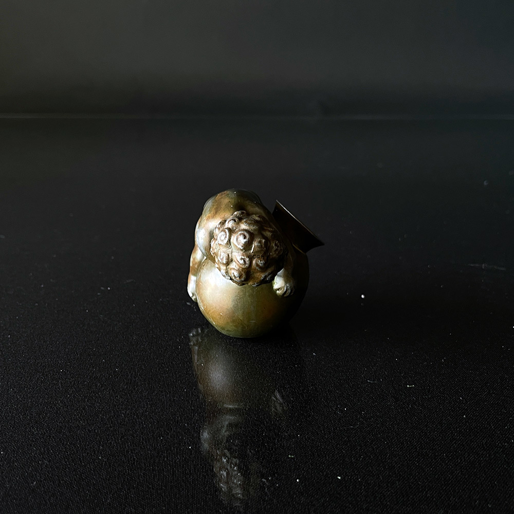 Just Andersen Junge mit Vase Nr. 1704, Zinn