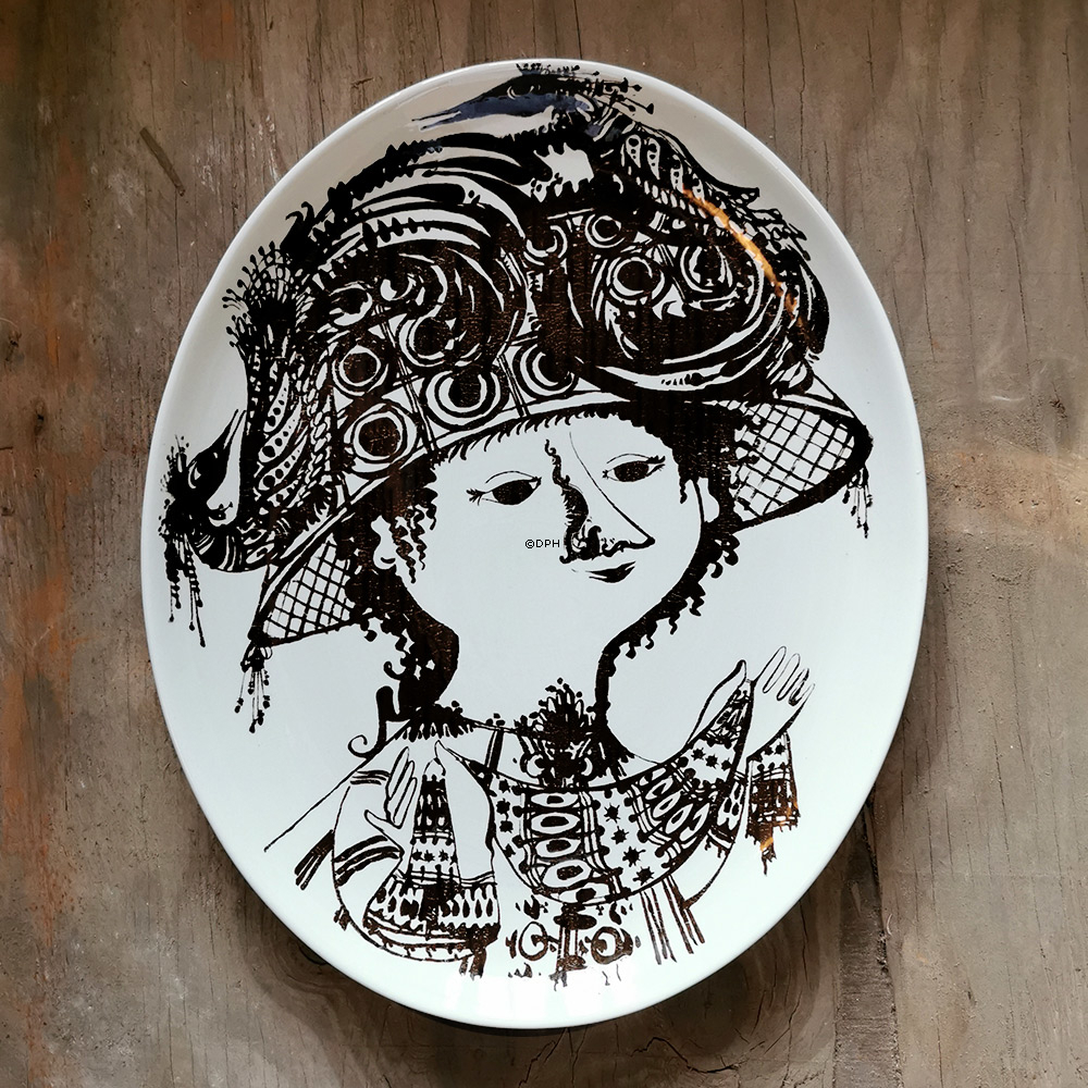 Wiinblad "Gwendolen Fairfax" ovales Tablett, Nr. 3071-462