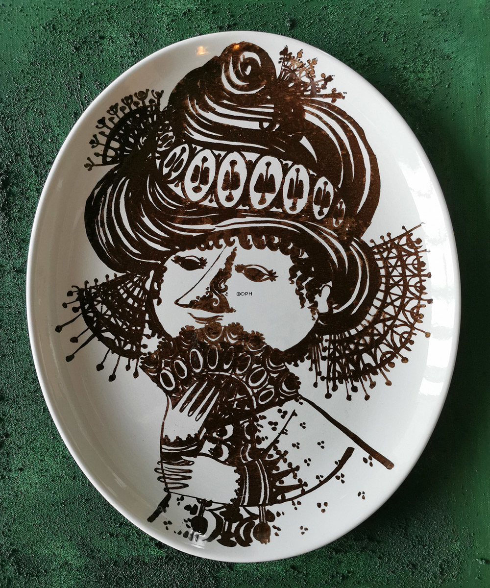 Wiinblad "Donna Elvira" ovales Tablett, Nr. 3071-461