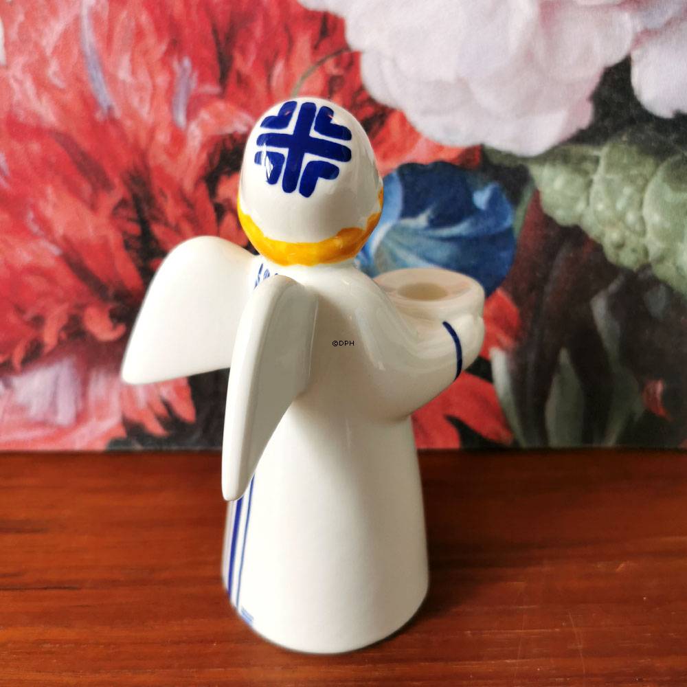 Weihnachtsengel Royal Copenhagen Kerzenhalter Nr. 1-2350 (Original Aluminia)