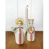 Weihnachtsengel Royal Copenhagen Kerzenhalter (Original Aluminia) Nr. 2/2282