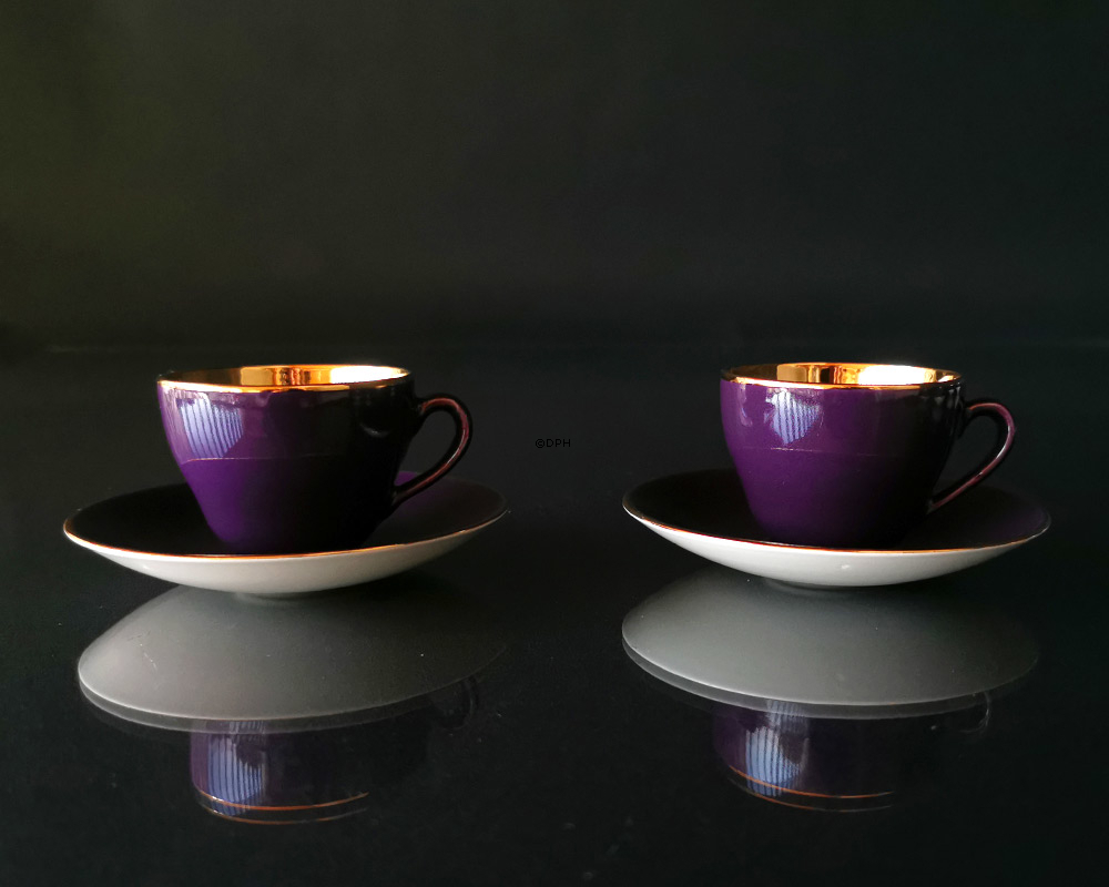 Aluminia Confetti Kaffeegeschirr, 11 Tassen mit Untertasse