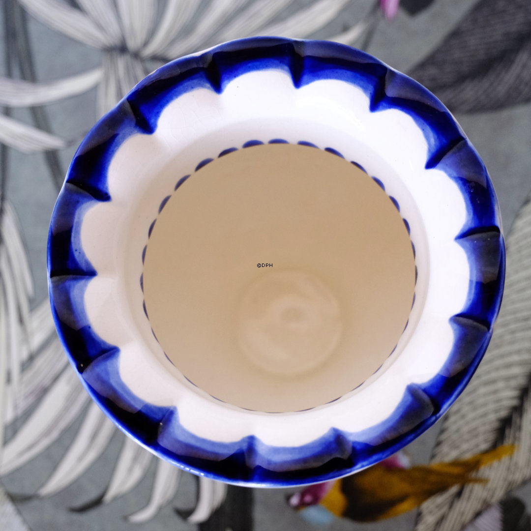 Aluminia Weihnachtsvase 1913 (kleine Ausbesserung)