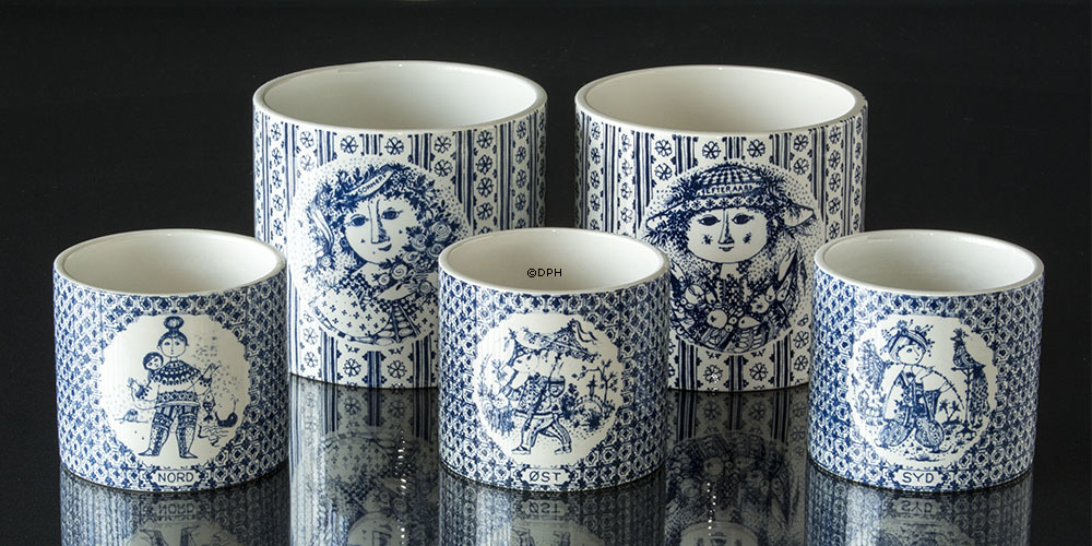 Wiinblad Blumentopf - Blau - Ost