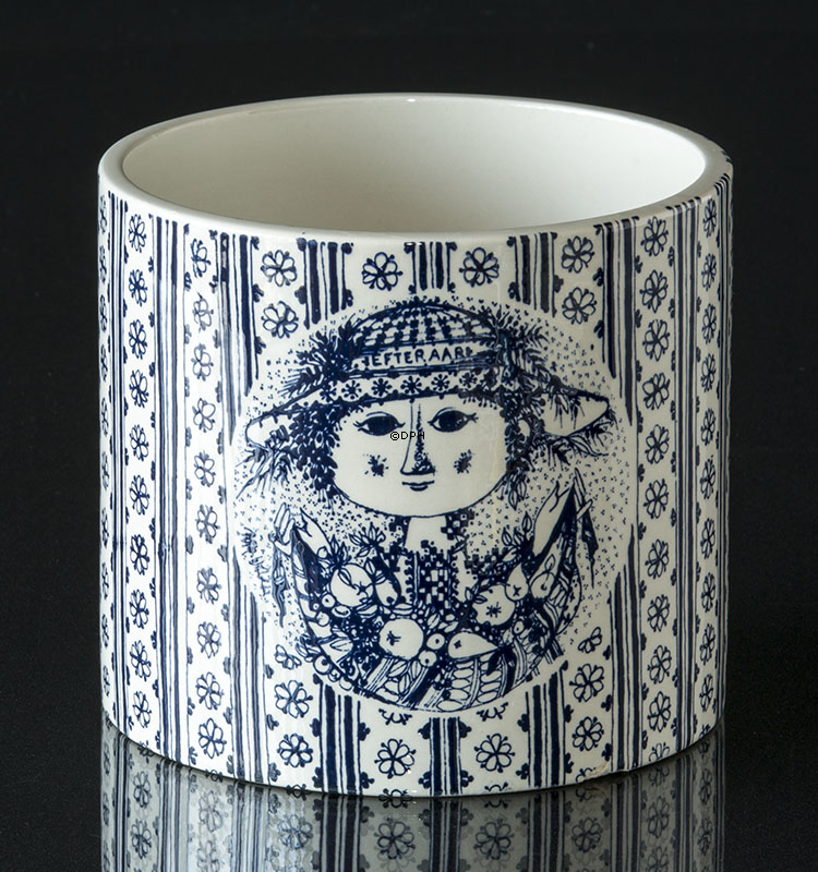 Wiinblad Blumentopf - Blau - Herbst