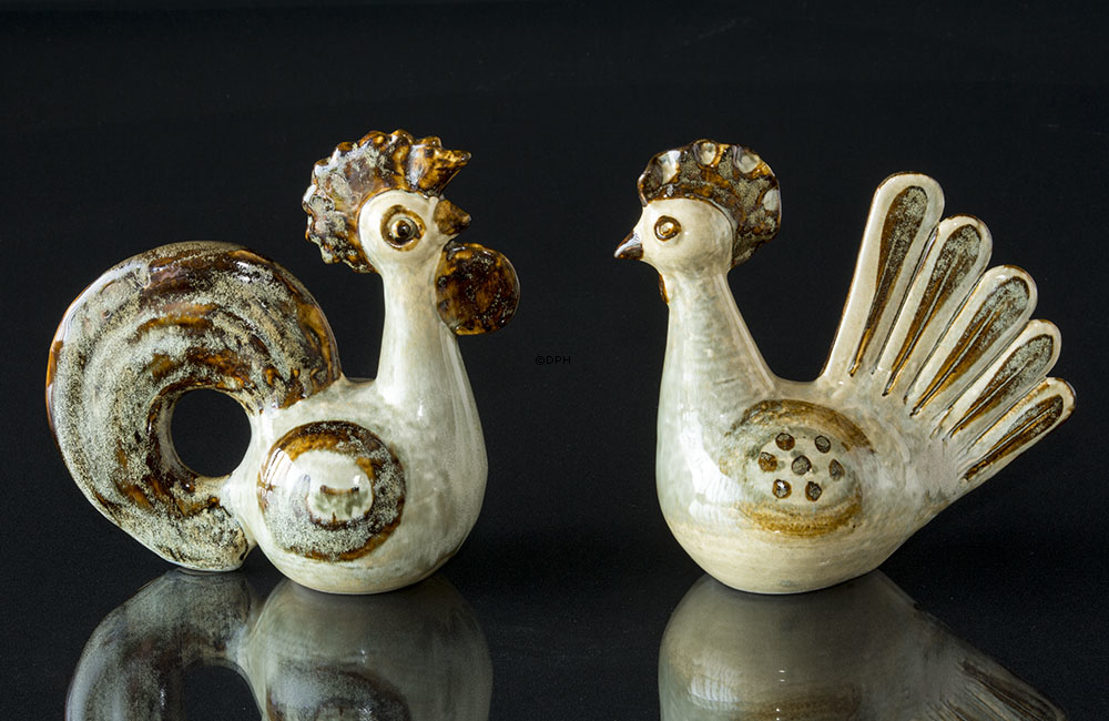 Söholm 2 Figuren von Huhn und Hahn
