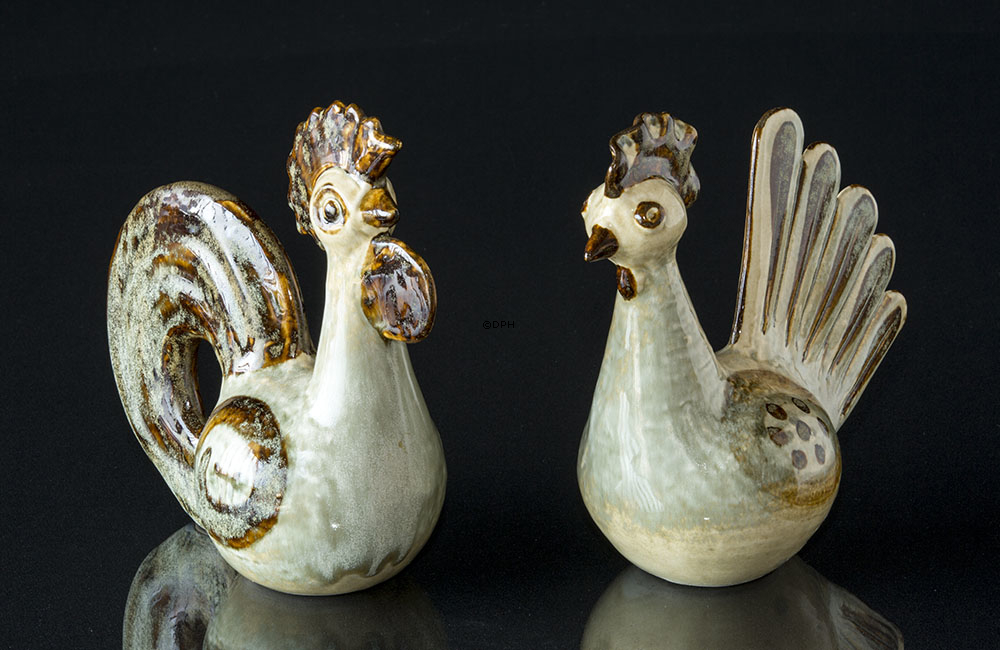Söholm 2 Figuren von Huhn und Hahn