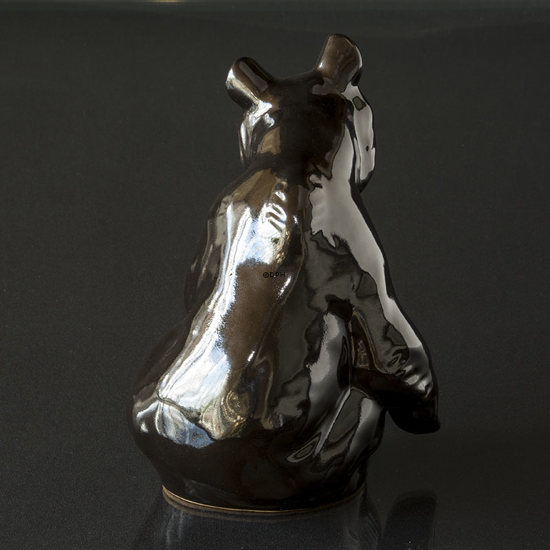 Johgus Keramikbären Nr. 22, Schwarz