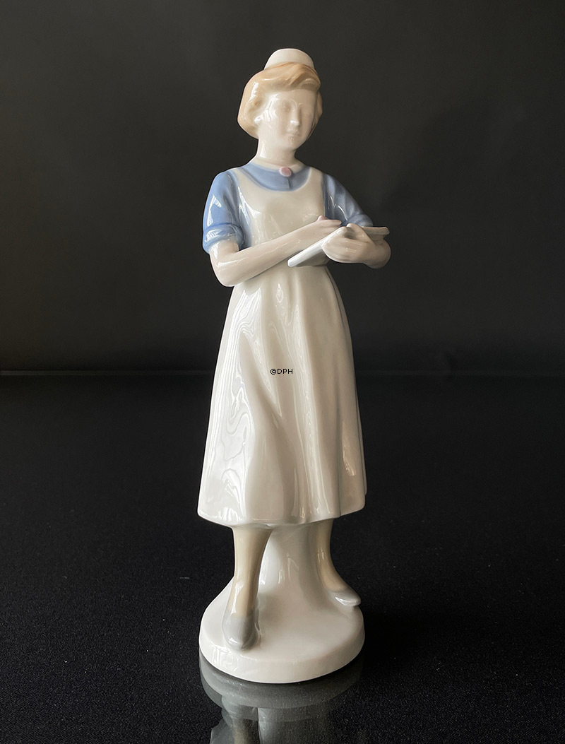 Krankenschwester Figur, Höhe 24 cm