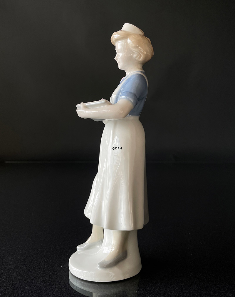 Krankenschwester Figur, Höhe 24 cm