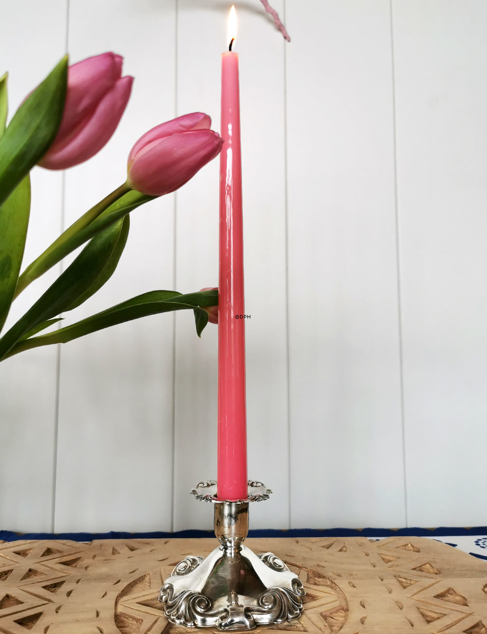 Cohr Denmark Atla Silber Kerzenhalter