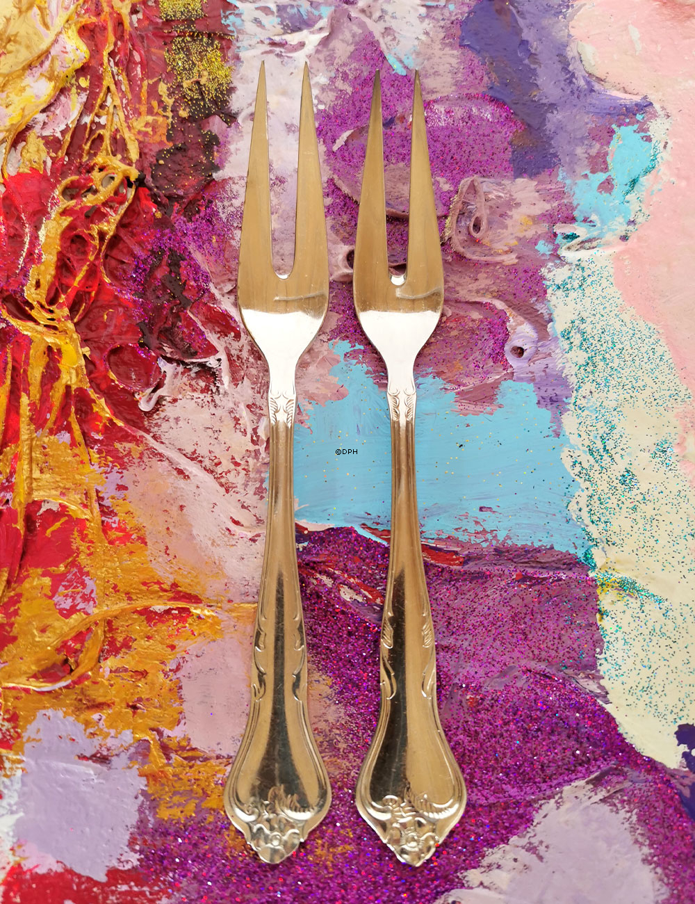 Cohr Denmark Atla Riberhus versilbertes Besteck, 131 teile