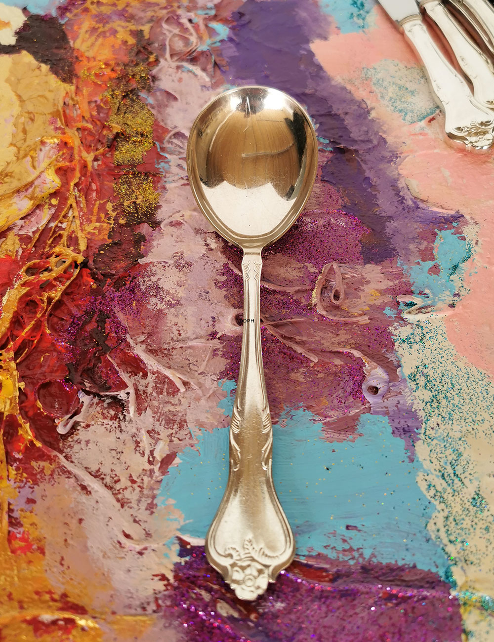 Cohr Denmark Atla Riberhus versilbertes Besteck, 131 teile