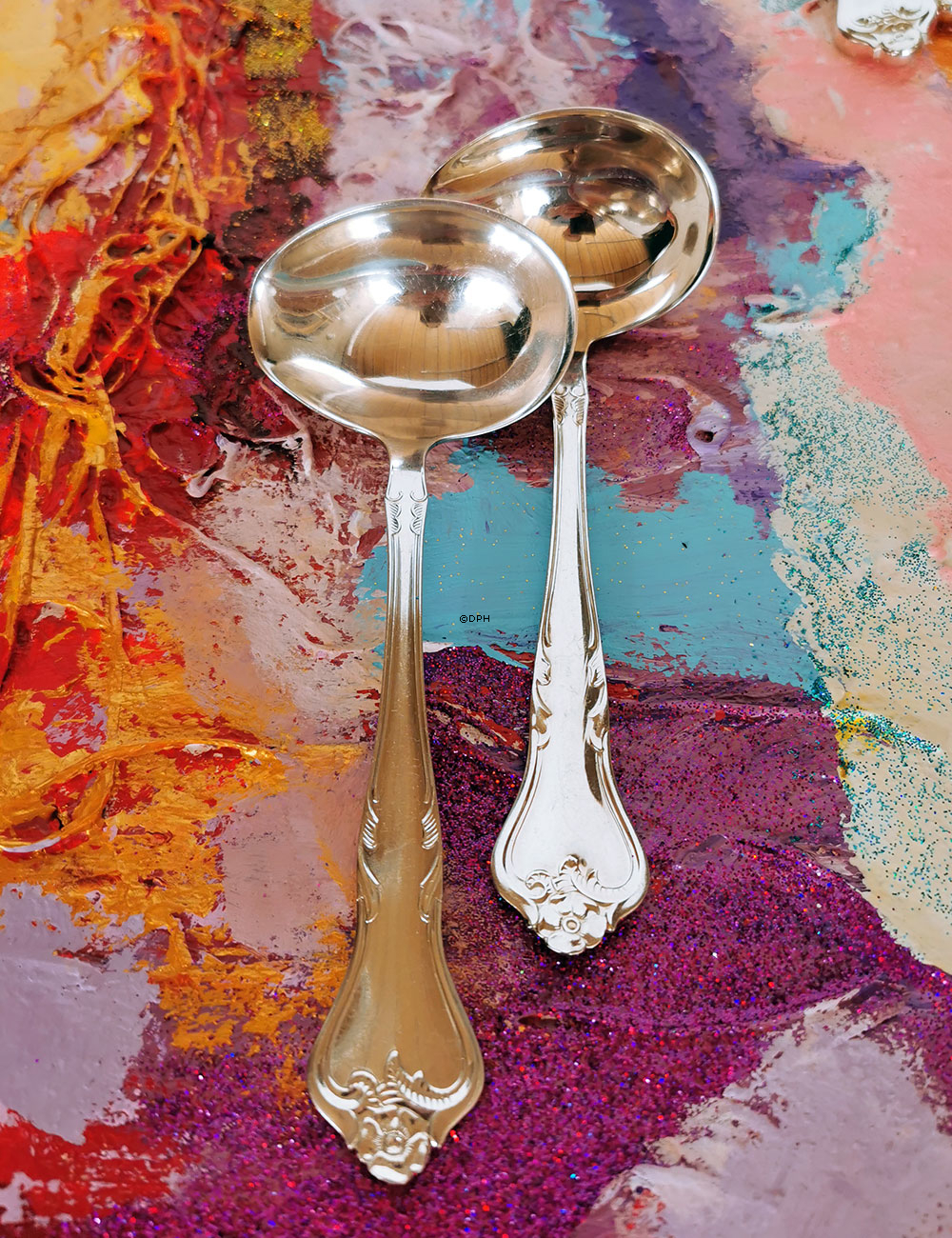 Cohr Denmark Atla Riberhus versilbertes Besteck, 131 teile