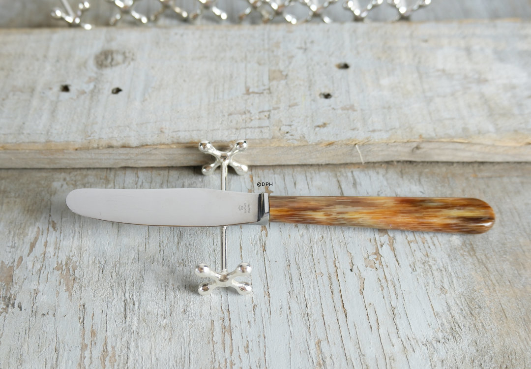 Messerablage aus versilbertem Metall, 16 Stück