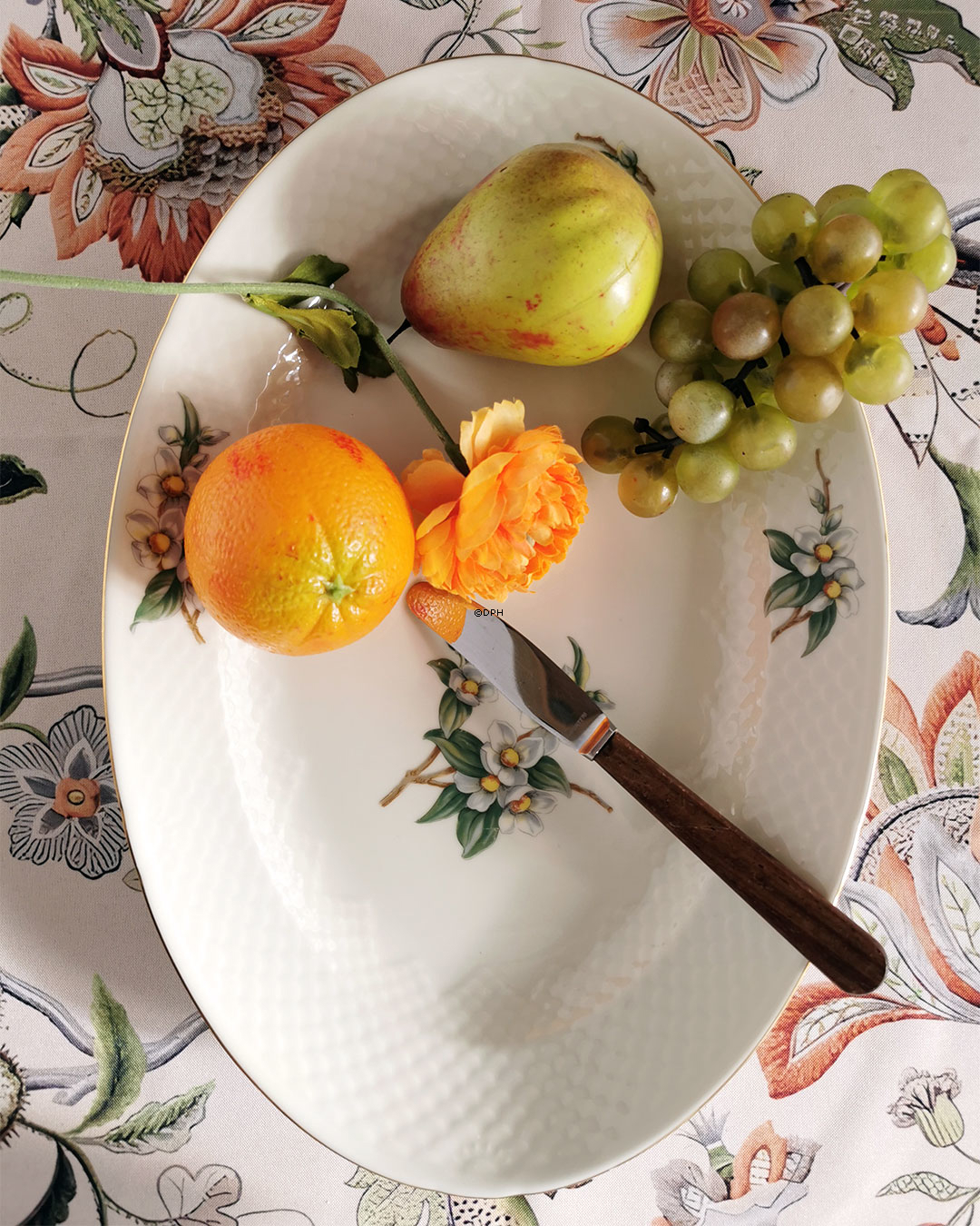 Raadvad Rostfreie Messer mit hellbraunem Bakelitgriff, Set von 6 Stück