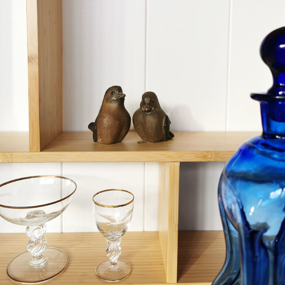 Spatzenfiguren, Satz von 2
Spatzenfiguren von Niels Gunder Knudsen, Signiert NGK