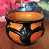 Ipsen orange Vase oder Schale Nr. 621