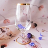 Glas mit Goldrand
