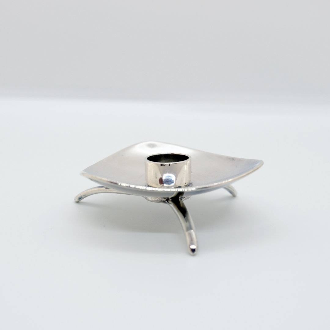 Cohr Denmark Atla versilberter Kerzenhalter f&#xFC;r kleine Kerzen (Christbaumkerzen)