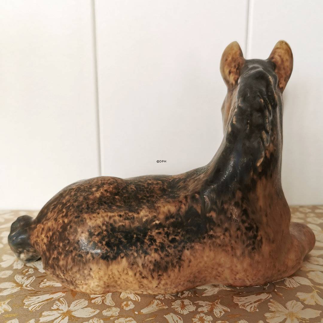 Fohlen (Pferd) stehend, Keramik