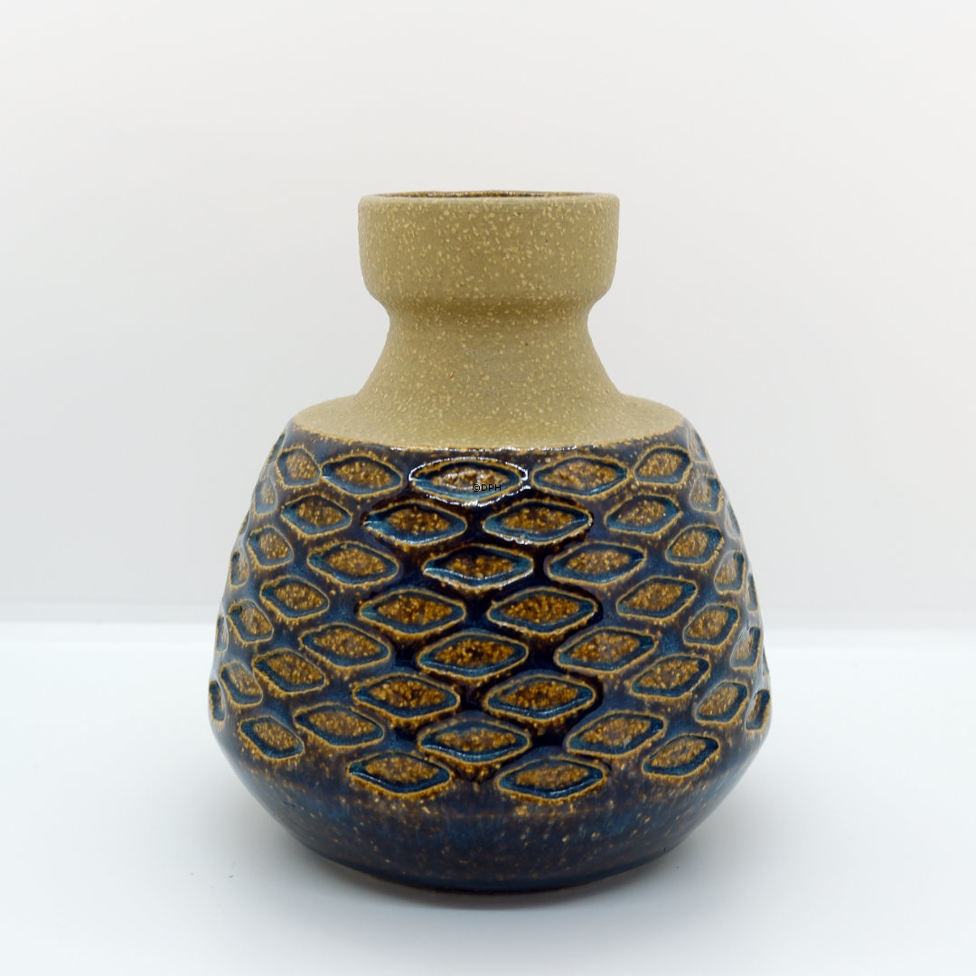 Helle Søholm Vase Nr. 3190-1, Braun Glasur