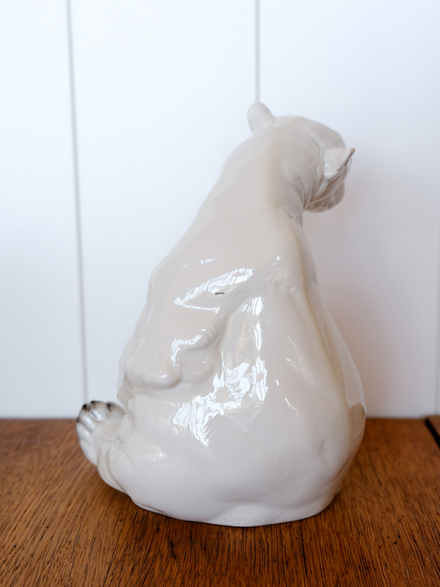 Eisbär, Figur Nr. 392 von Nymphenburg, Westdeutschland