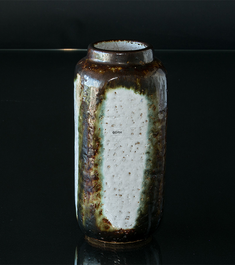 Kingo Keramik Vase mit Vögeln Nr. 6320