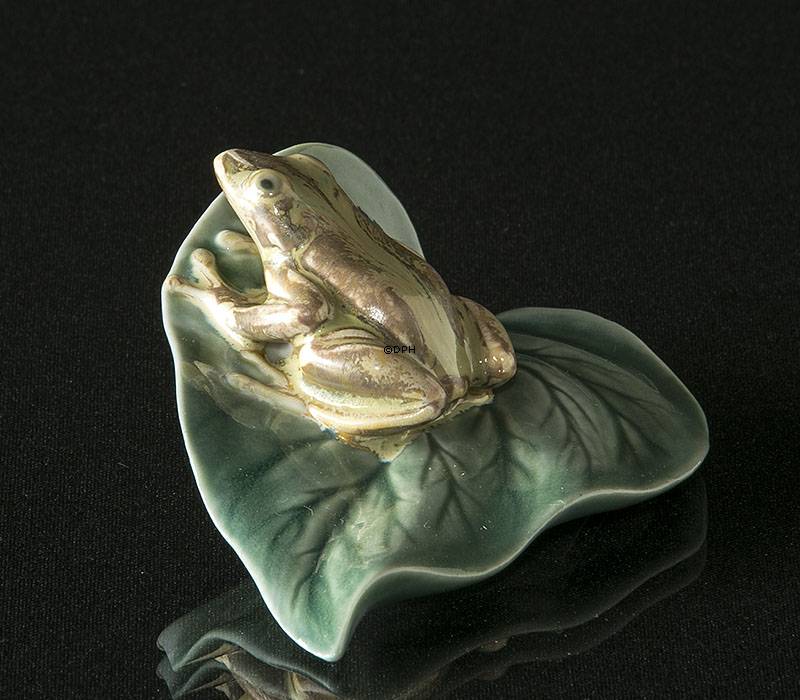 Lladro Frosch auf Blatt