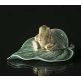 Lladro Frosch auf Blatt
