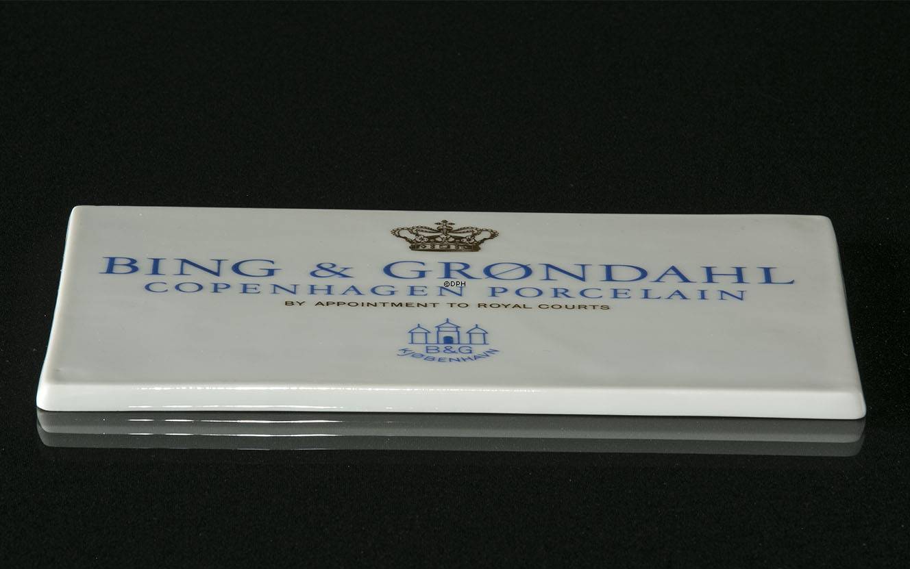 Bing & Gröndahl Schild