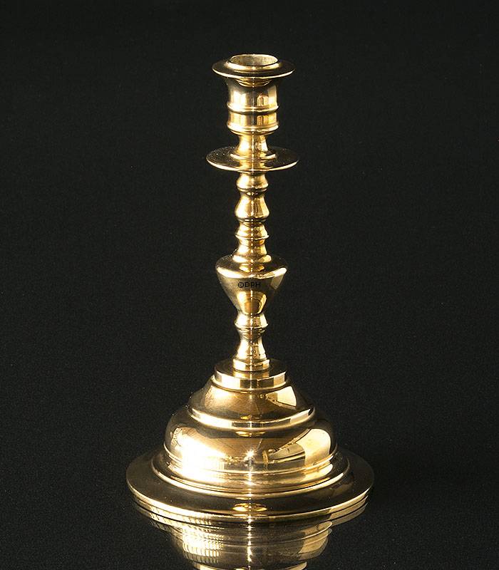 Alter Messingkerzenhalter 20 cm