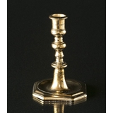 Alter Messingkerzenhalter 14 cm - Set von 2