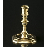 Alter Messingkerzenhalter 15 cm