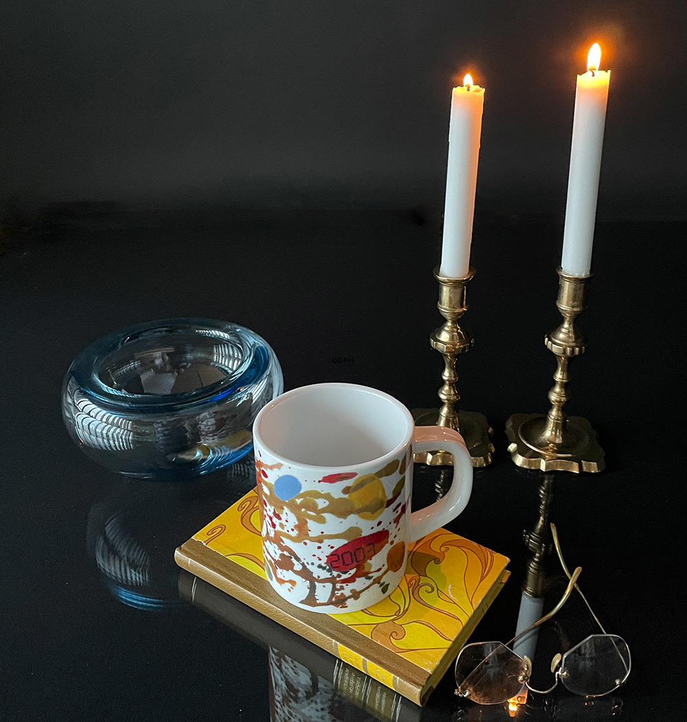 Christiansfelder Kerzenhalter aus Messing, Vintage 17 cm