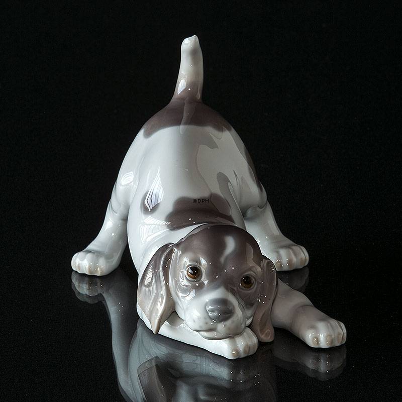 Lladro Figur von Hund spielende Welpe