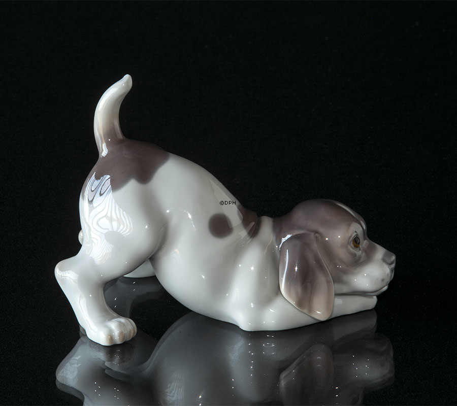 Lladro Figur von Hund spielende Welpe