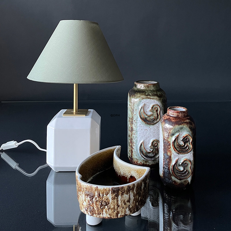 Kingo Keramik Vase mit Vögeln