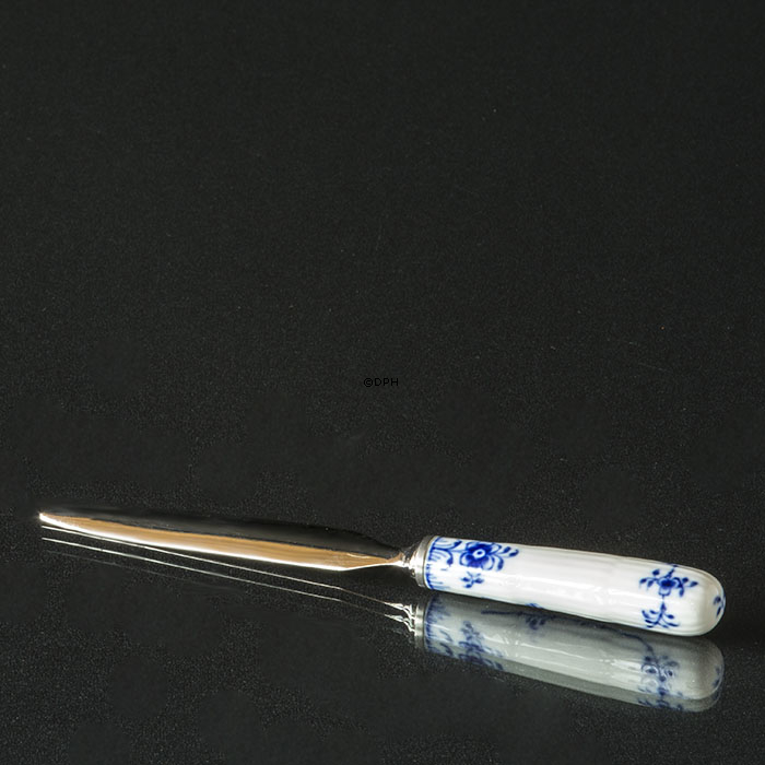 Briefmesser oder Brieföffner, Blue Fluted, Royal Copenhagen / Georg Jensen