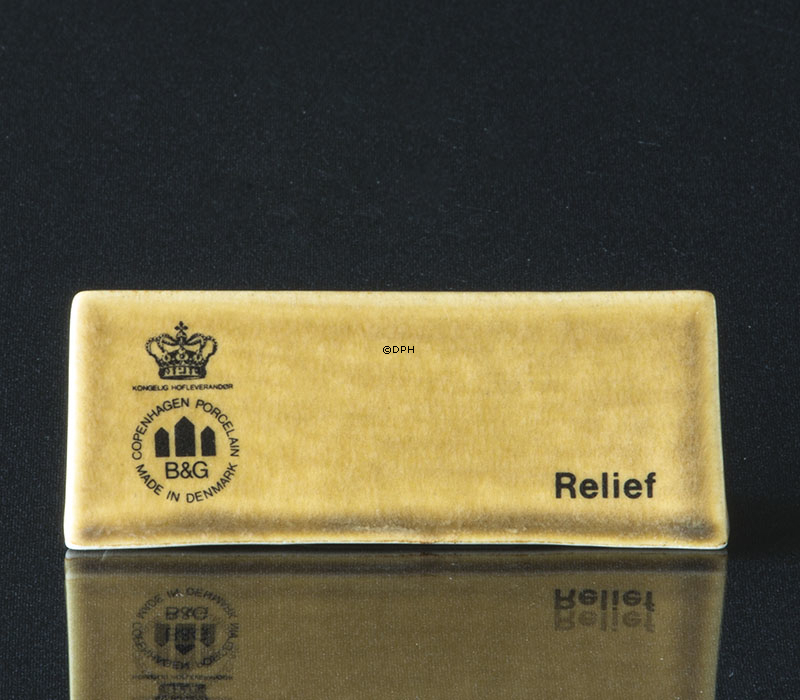 Bing & Gröndahl Schild,  Relief