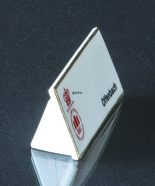 Bing & Gröndahl Schild,  Offenbach