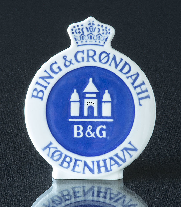 Bing & Gröndahl Schild,  Kopenhagen