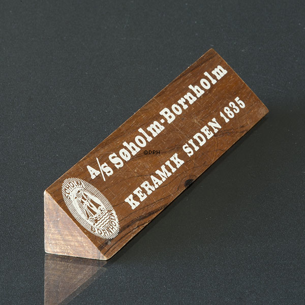 Söholm Bornholm  Schild, Holz