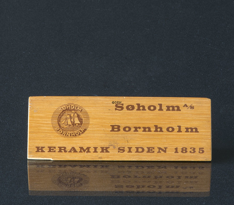 Söholm Bornholm 1835 Schild in Holz