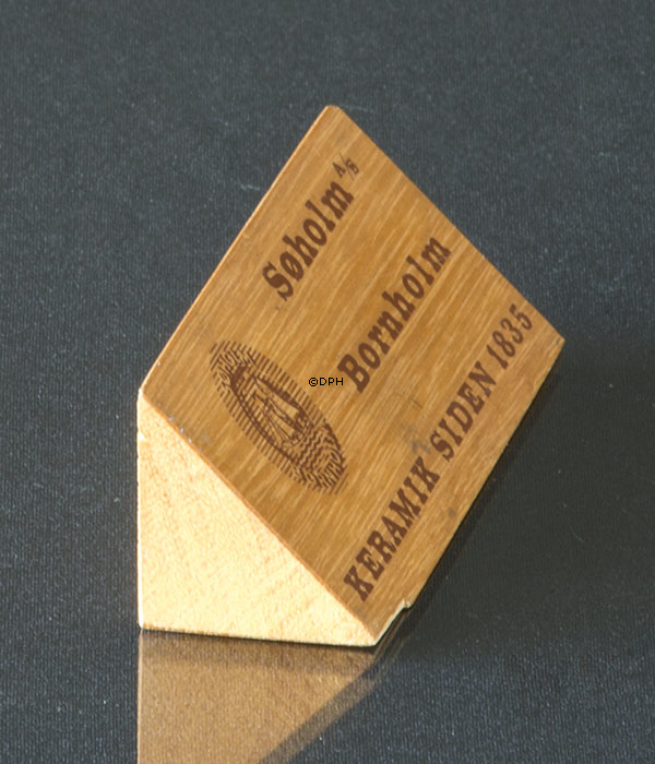 Söholm Bornholm 1835 Schild in Holz