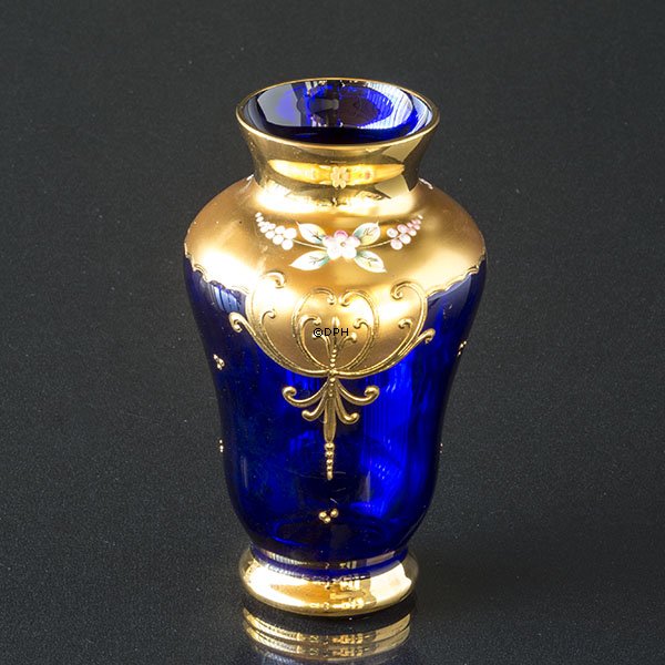 Böhmische Glasvase, Vintage