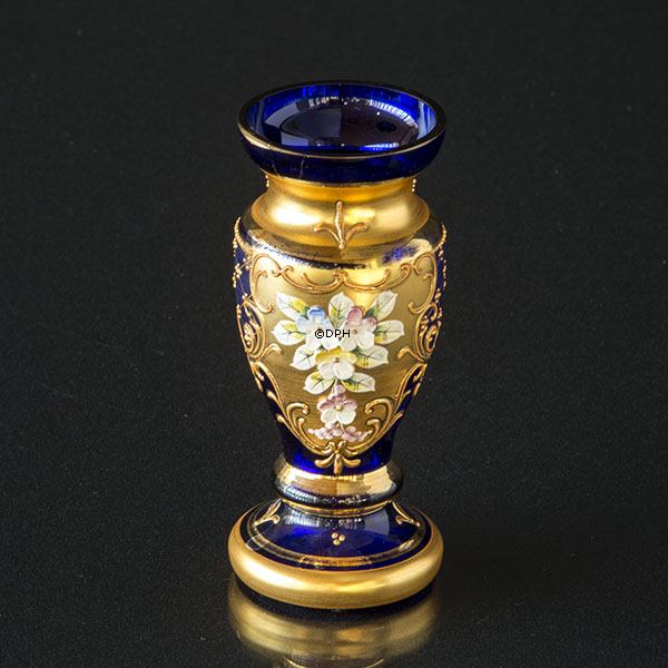 Böhmische Glasvase, Vintage