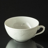 Weiße Tasse OHNE Untertasse (White Elegance) mit Schielmuster wie Möwe Nr. 473 (108) Bing & Gröndahl