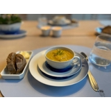 Weiße Tasse OHNE Untertasse (White Elegance) mit Schielmuster wie Möwe Nr. 473 (108) Bing & Gröndahl