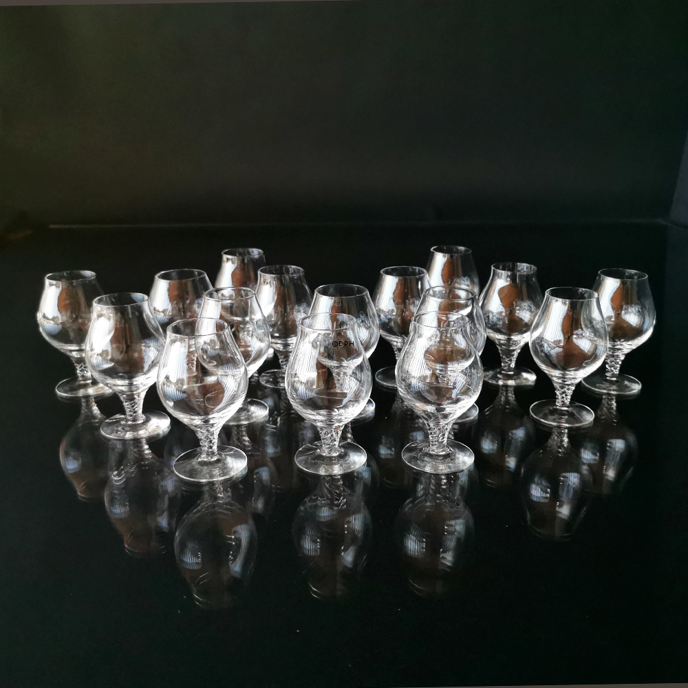 Holmegaard Amager Cognacglas, Set mit 16 Stück.